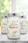 Count Your Blessings Gratitude Jar Printable Kit {18 Pages}