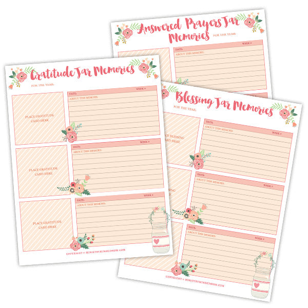 Count Your Blessings Gratitude Jar Printable Kit 18 Pages – Ministry Minded Mom count-your-blessings-gratitude-jar-printable-kit-18-pages-ministry-minded-mom